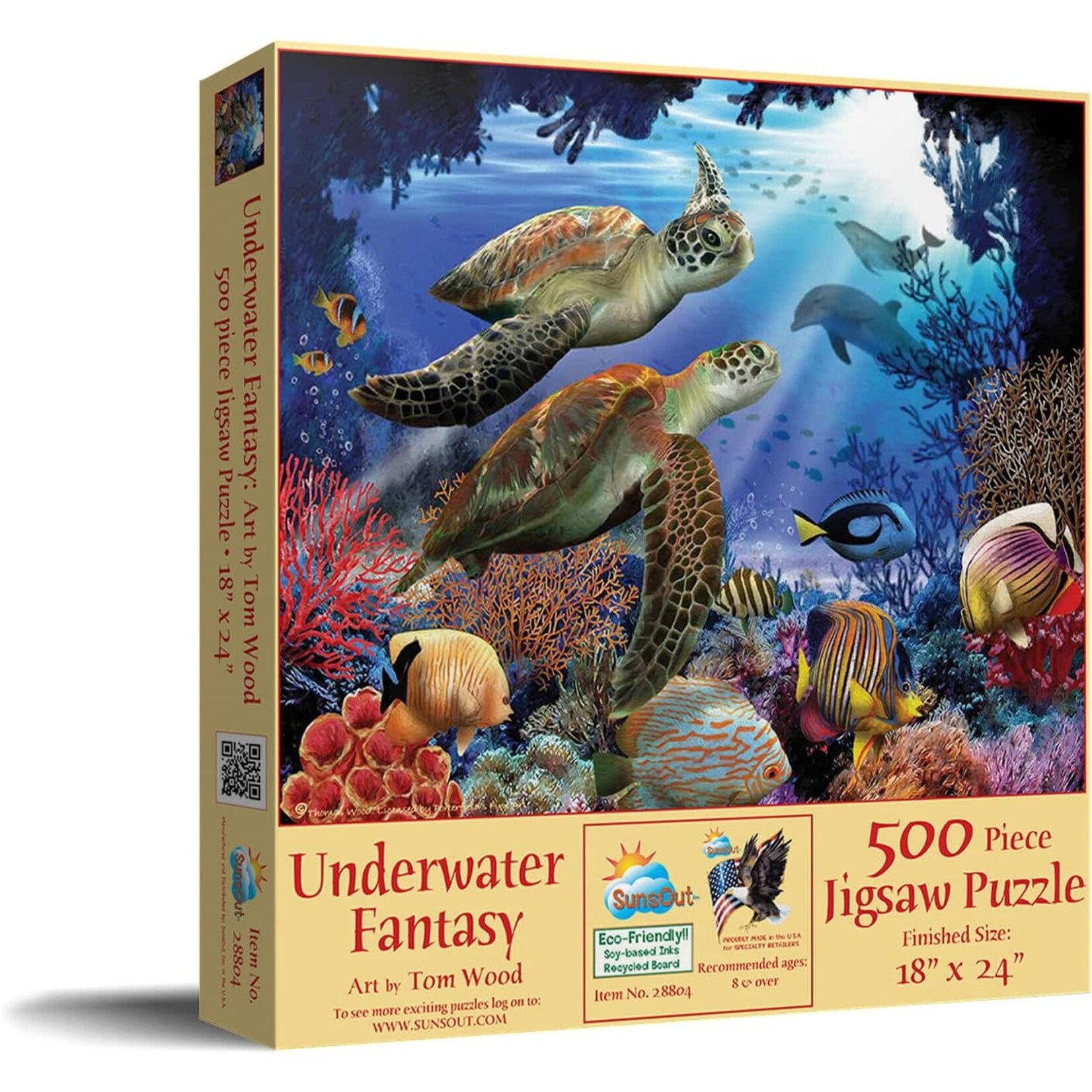 Suns Out Underwater Fantasy 500 Piece Puzzle