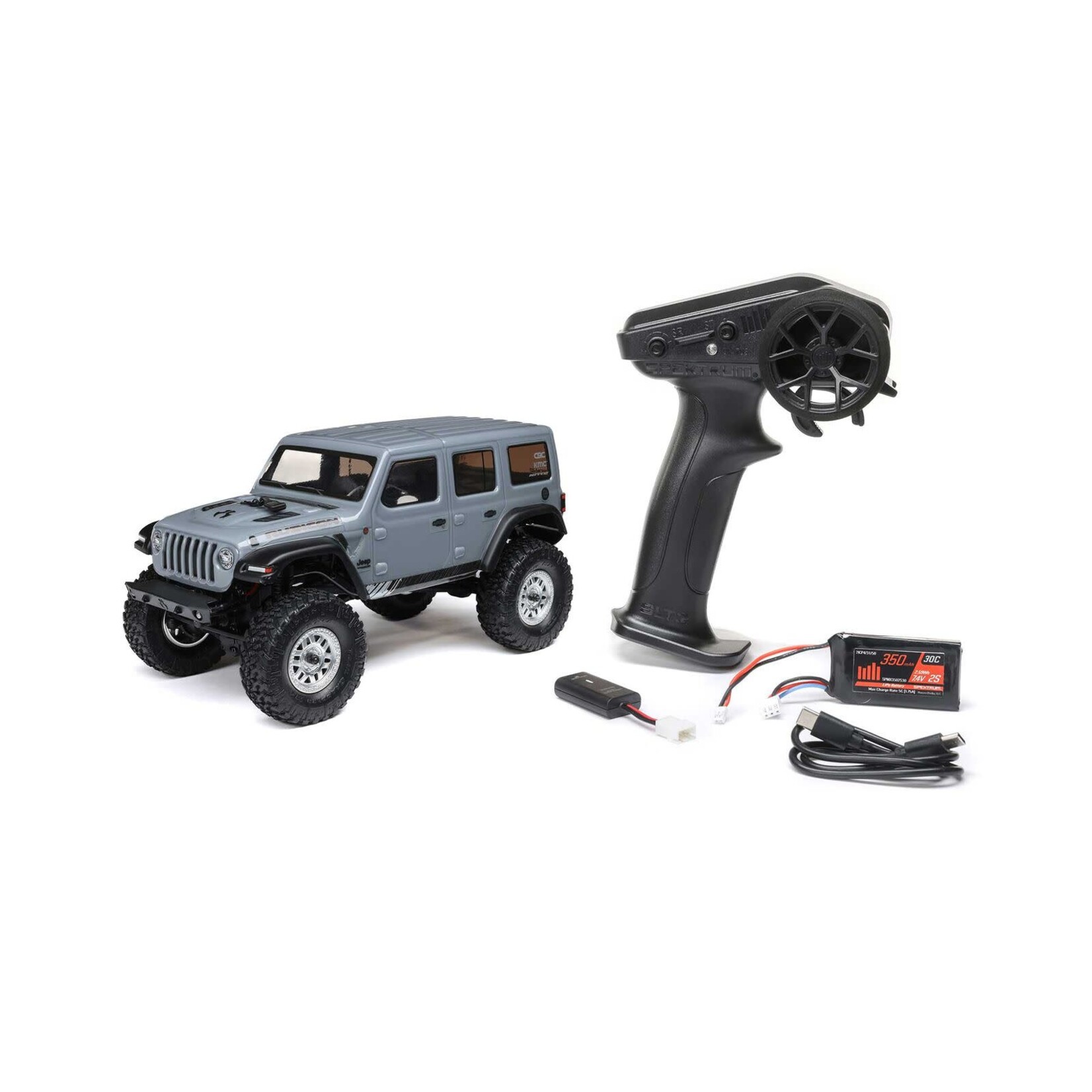 Axial SCX24 2019 Jeep Wrangler JLU CRC Gray - 1/24 4WD RTR