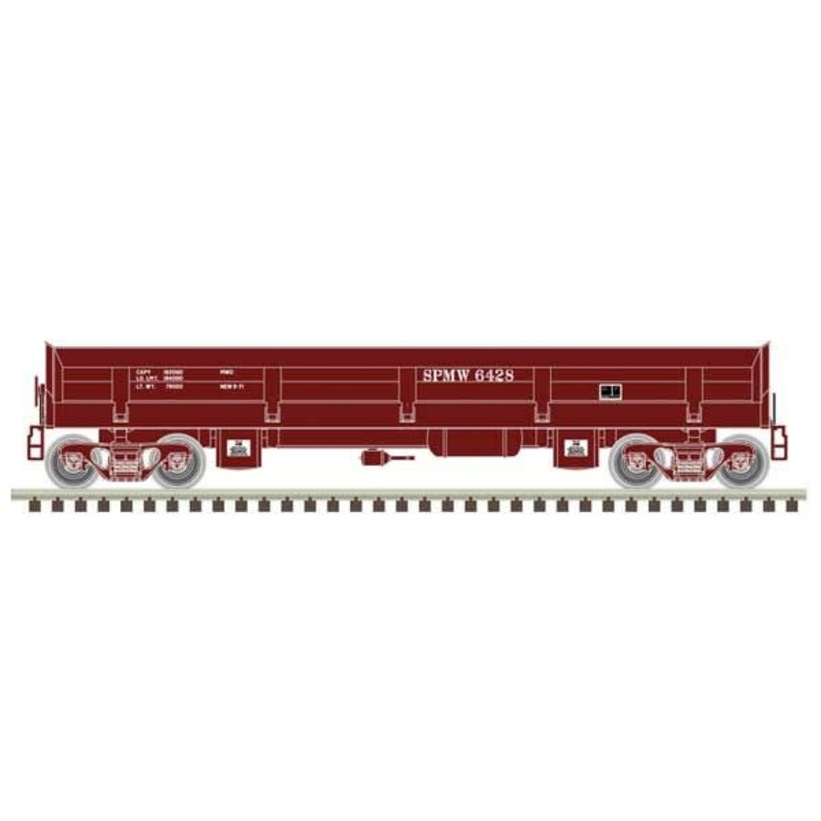 Atlas 50006062 N Difco Side Dump Car Southern Pacific 6408