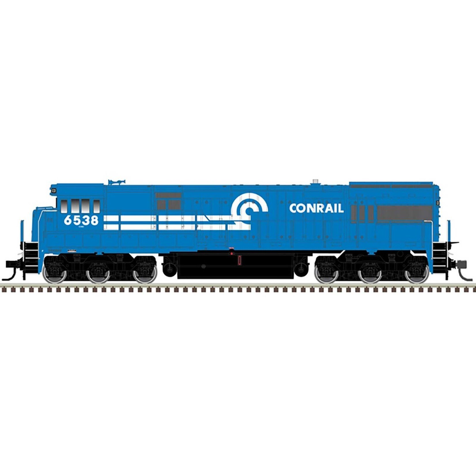 Atlas 10003906 HO U30C Phase 1 Loco Silver Conrail 6535