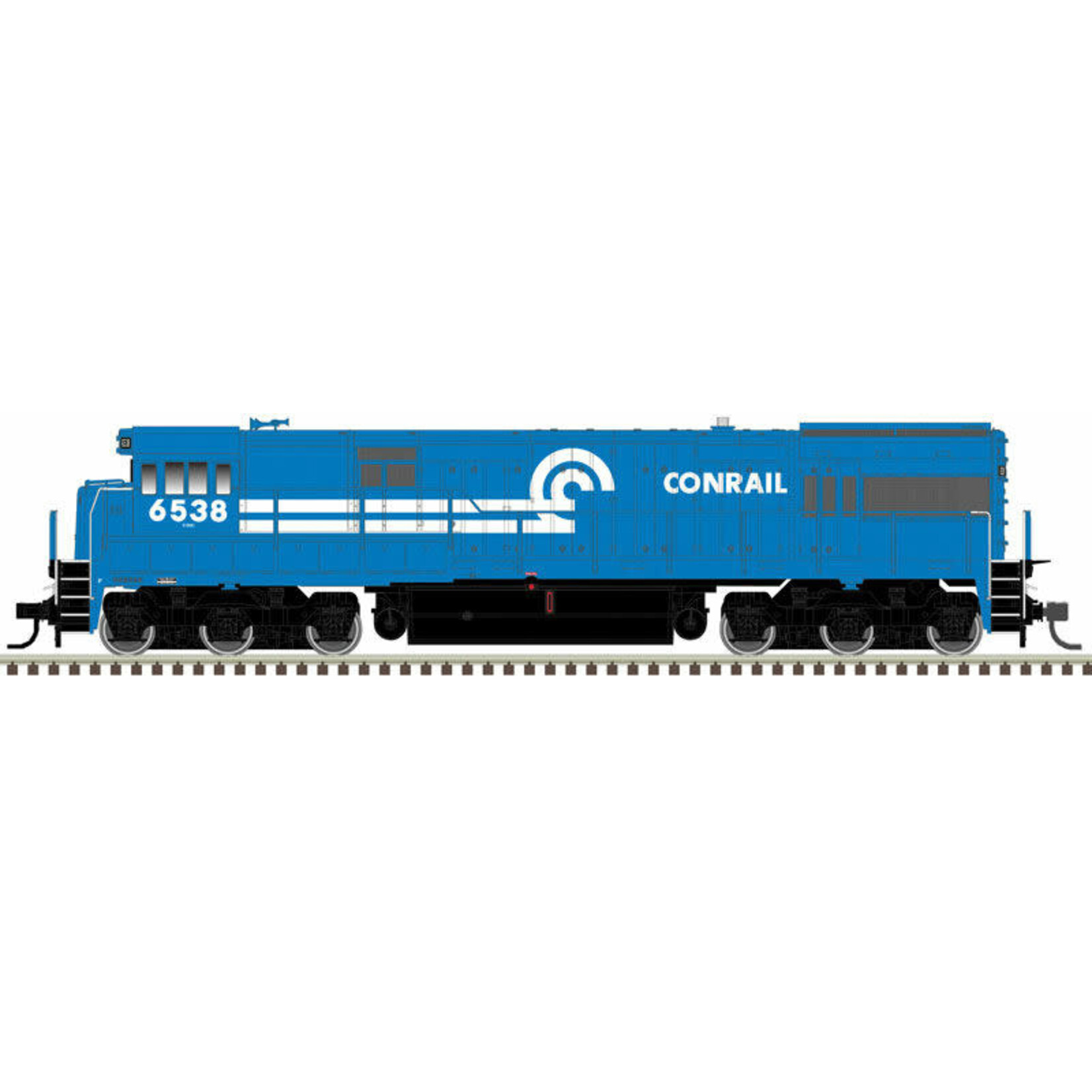 Atlas 10003907 HO U30C Phase 1 Loco Silver Conrail 6536