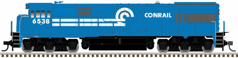 10003907 HO U30C Phase 1 Loco Silver Conrail 6536