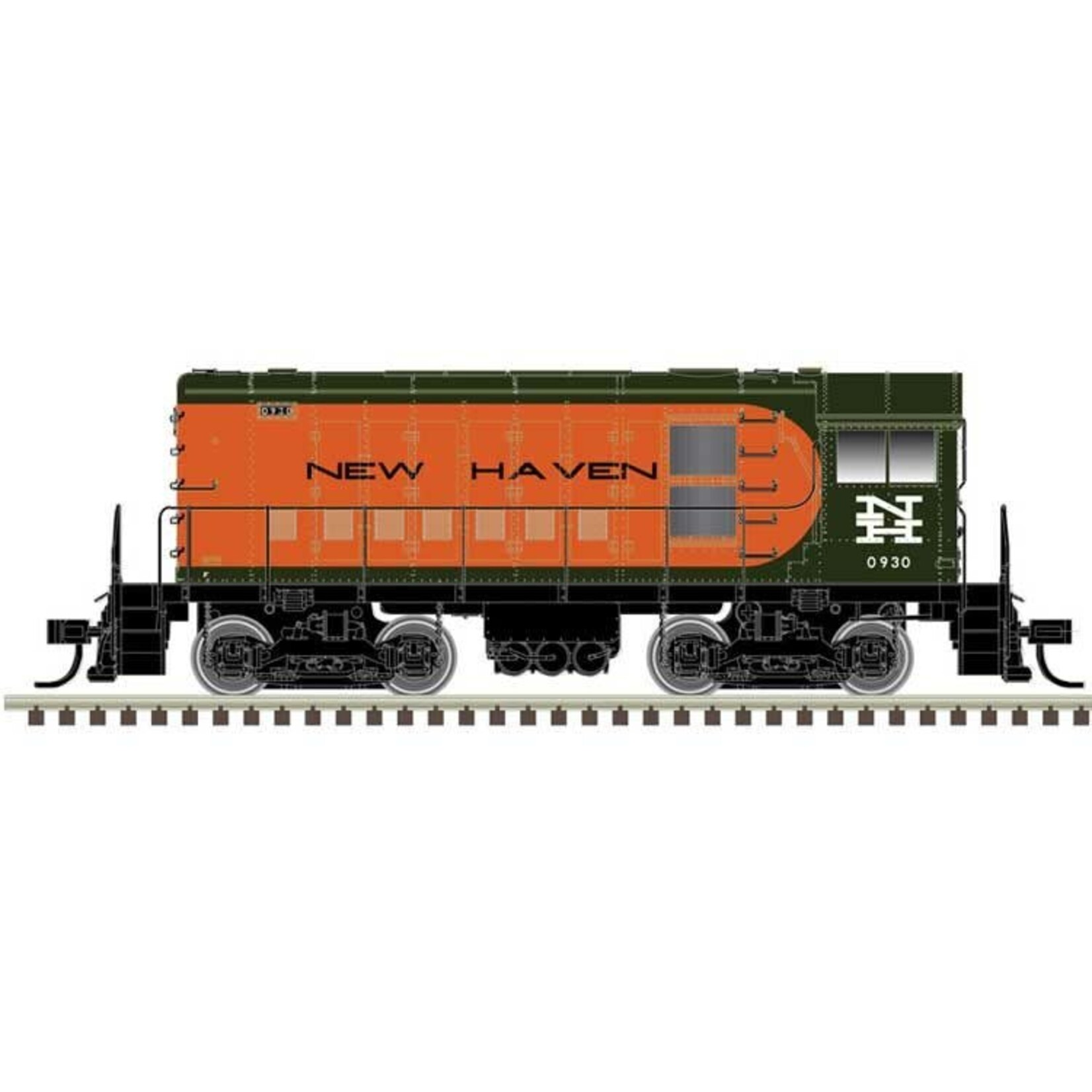 Atlas 10003976 HO HH600/660 Silver Loco New Haven McGinnis 0930