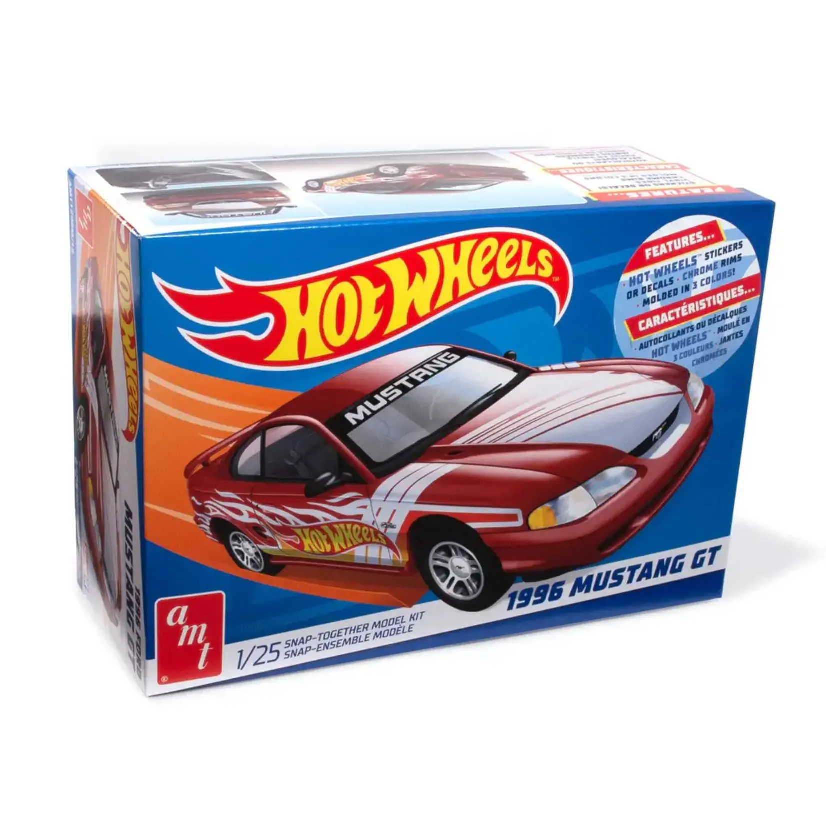 AMT 1298M Hot Wheels 1996 Ford Mustang GT (Snap) 2T 1:25