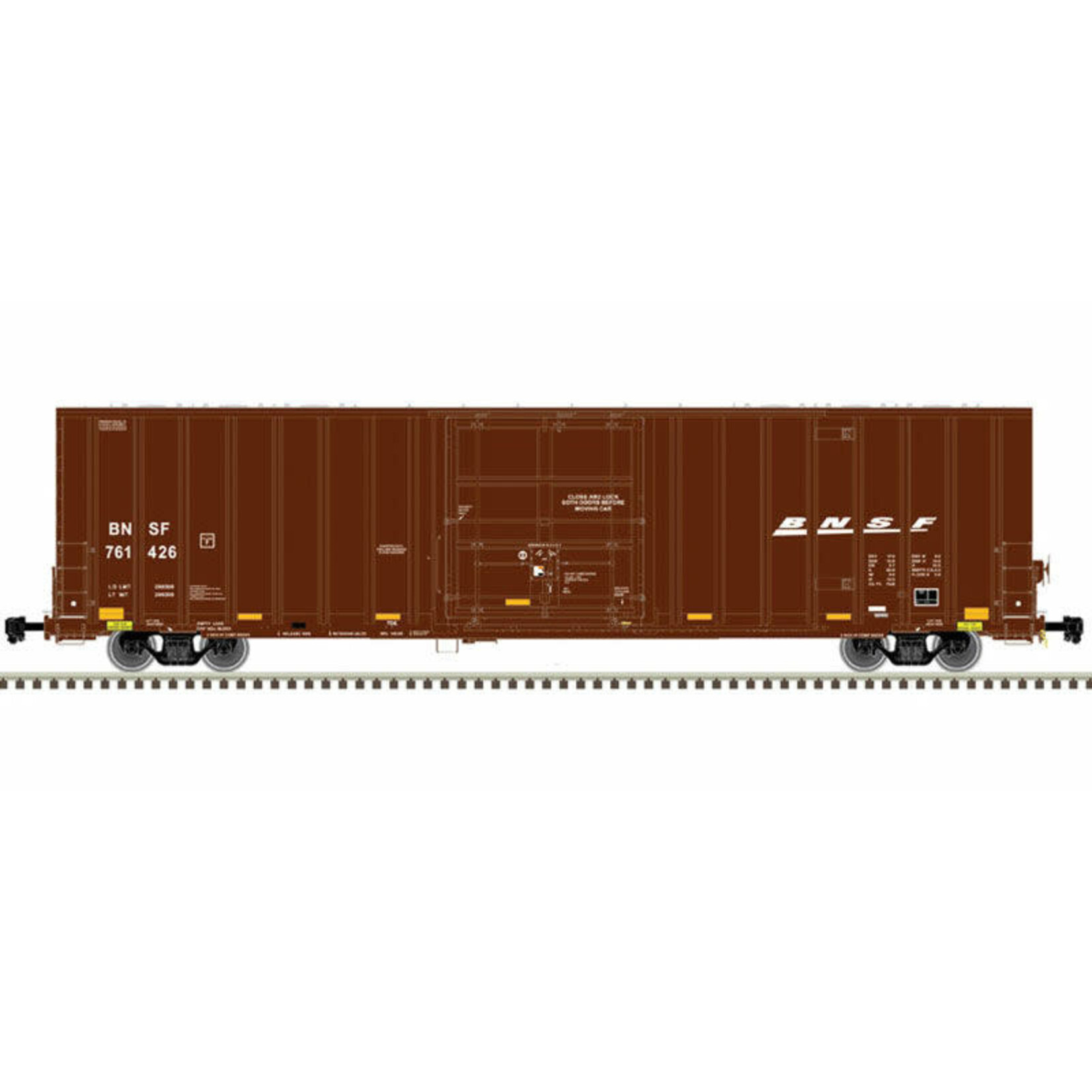 Atlas 20005927 HO 60' Gunderson 7538 SD Boxcar BNSF 761467