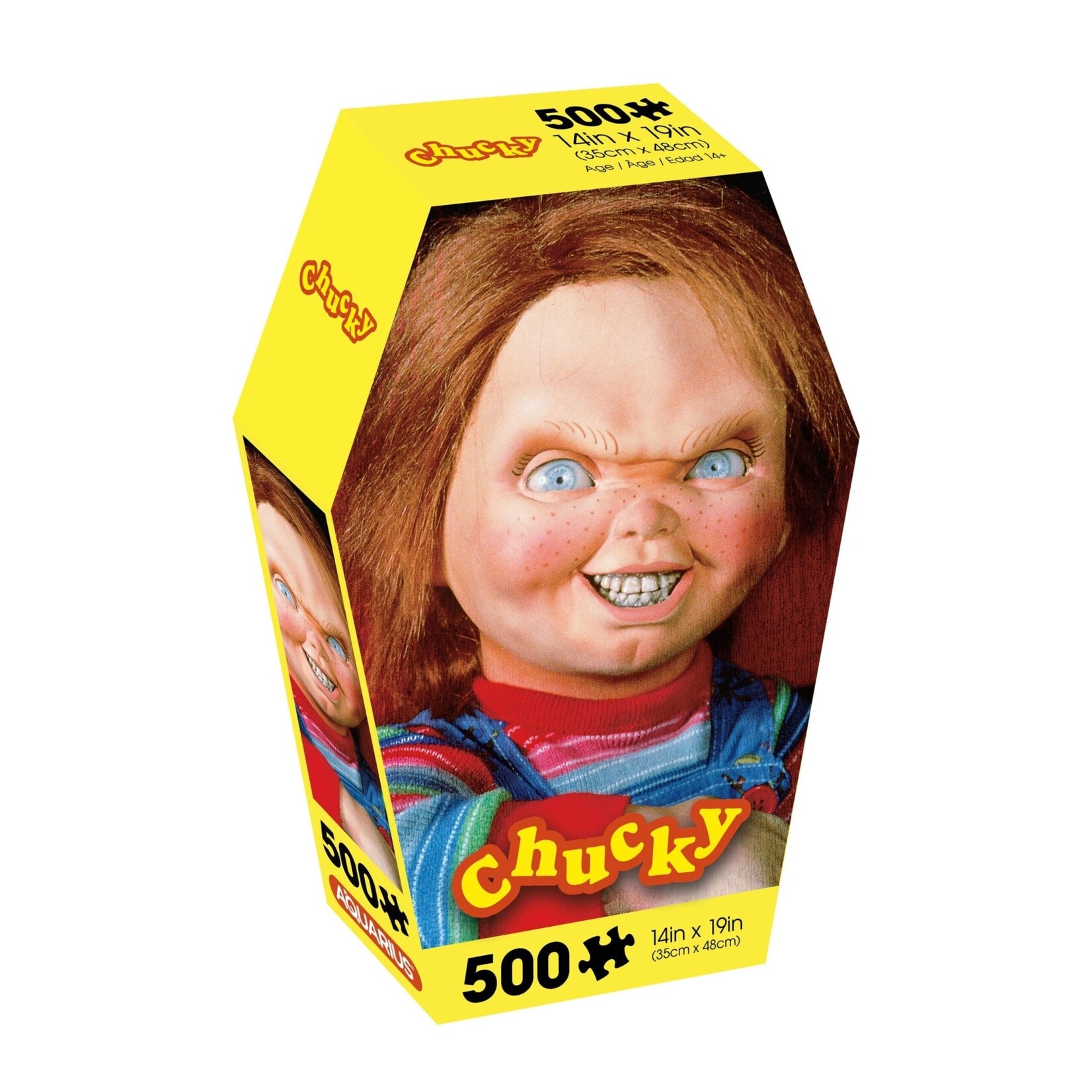 AQUARIUS Chucky Coffin Box 500 Piece Puzzle