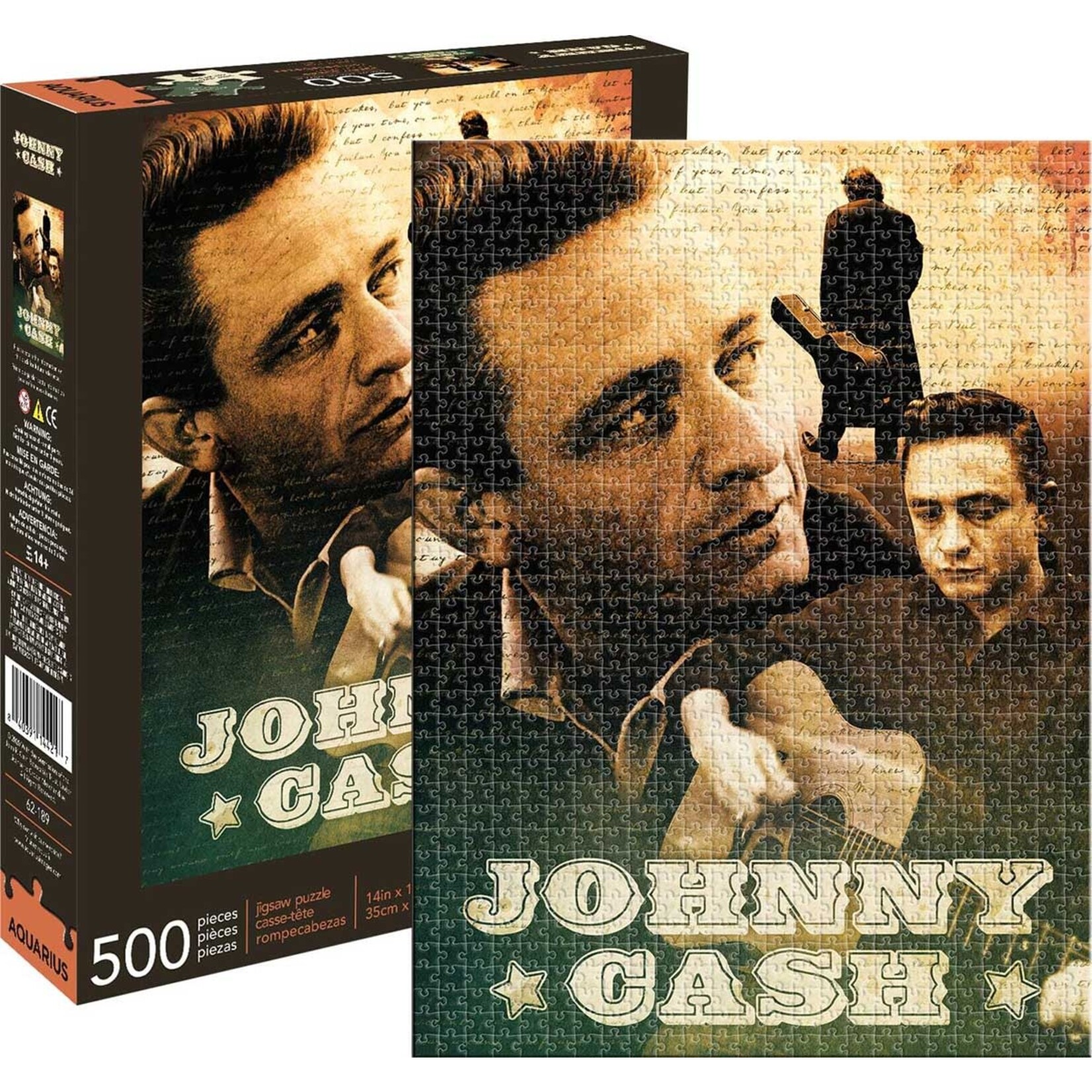 AQUARIUS Johnny Cash Album 500 Piece Puzzle