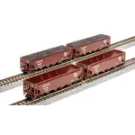 Broadway Limited 7428 N, ARA 70 Tn Quad Hopper, MILW, CMStP&P, 4 Pk A