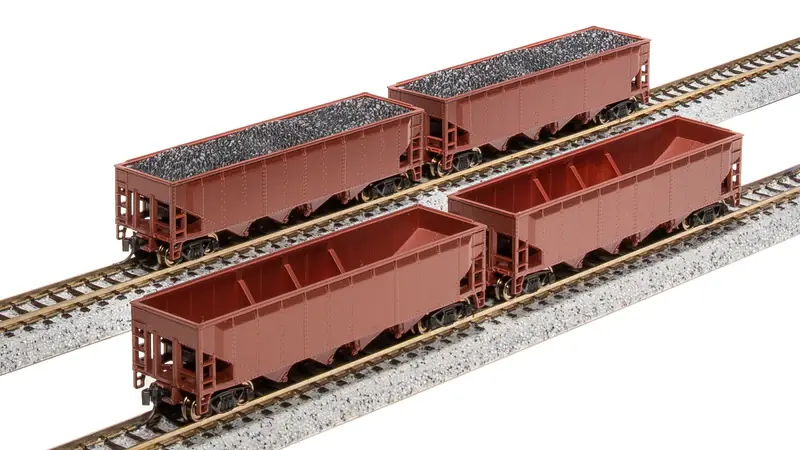 7432 N, ARA 70 Tn Quad Hopper, Unlettered, Red, 4Pk