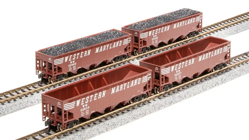 7439 N, ARA 70 Tn Quad Hopper, WM, Fantasy Paint, 4 Pk