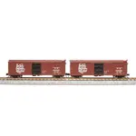 Broadway Limited 7279 N, USRA 40' Steel Boxcar, NH, 2 Pack