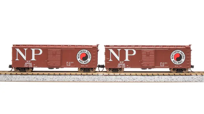 7280 N, USRA 40' Steel Boxcar, NP, 2 Pack