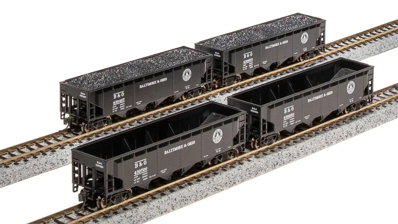7420 N, ARA 70 Tn Quad Hopper, B&O Capital Dome, 4 Pk A