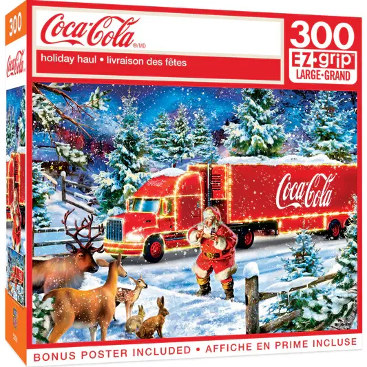 32448 Coca-Cola Holiday Haul 300 Piece Puzzle