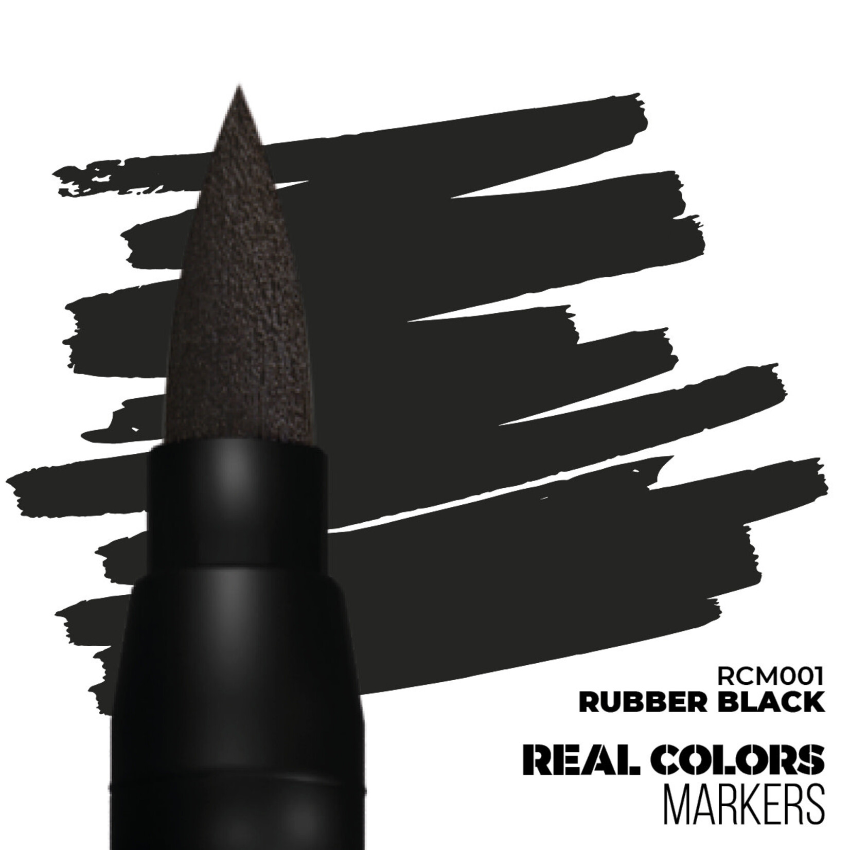 AK Interactive 1 Rubber Black Real Colors Paint Marker