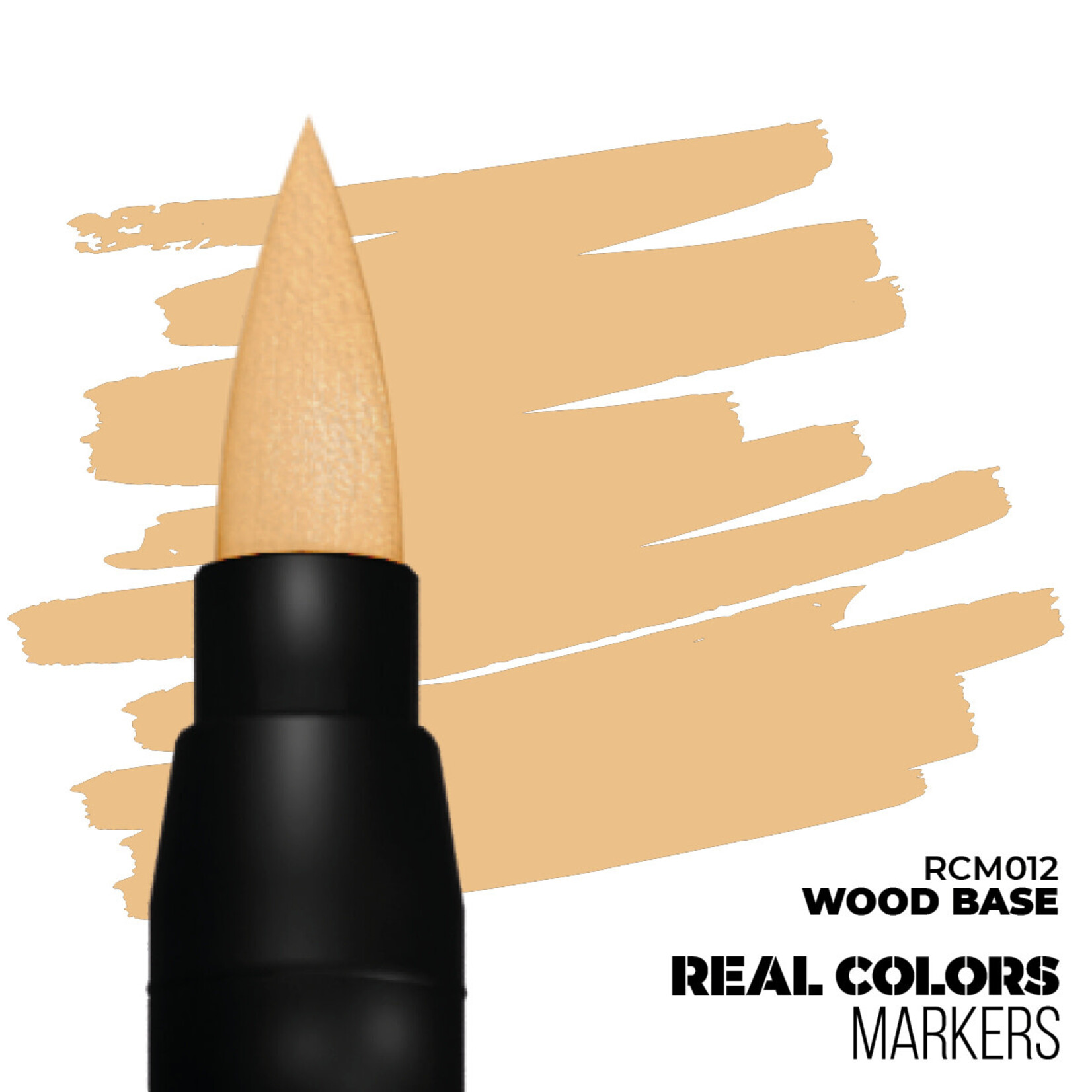 AK Interactive 12 Wood Base Real Colors Paint Marker