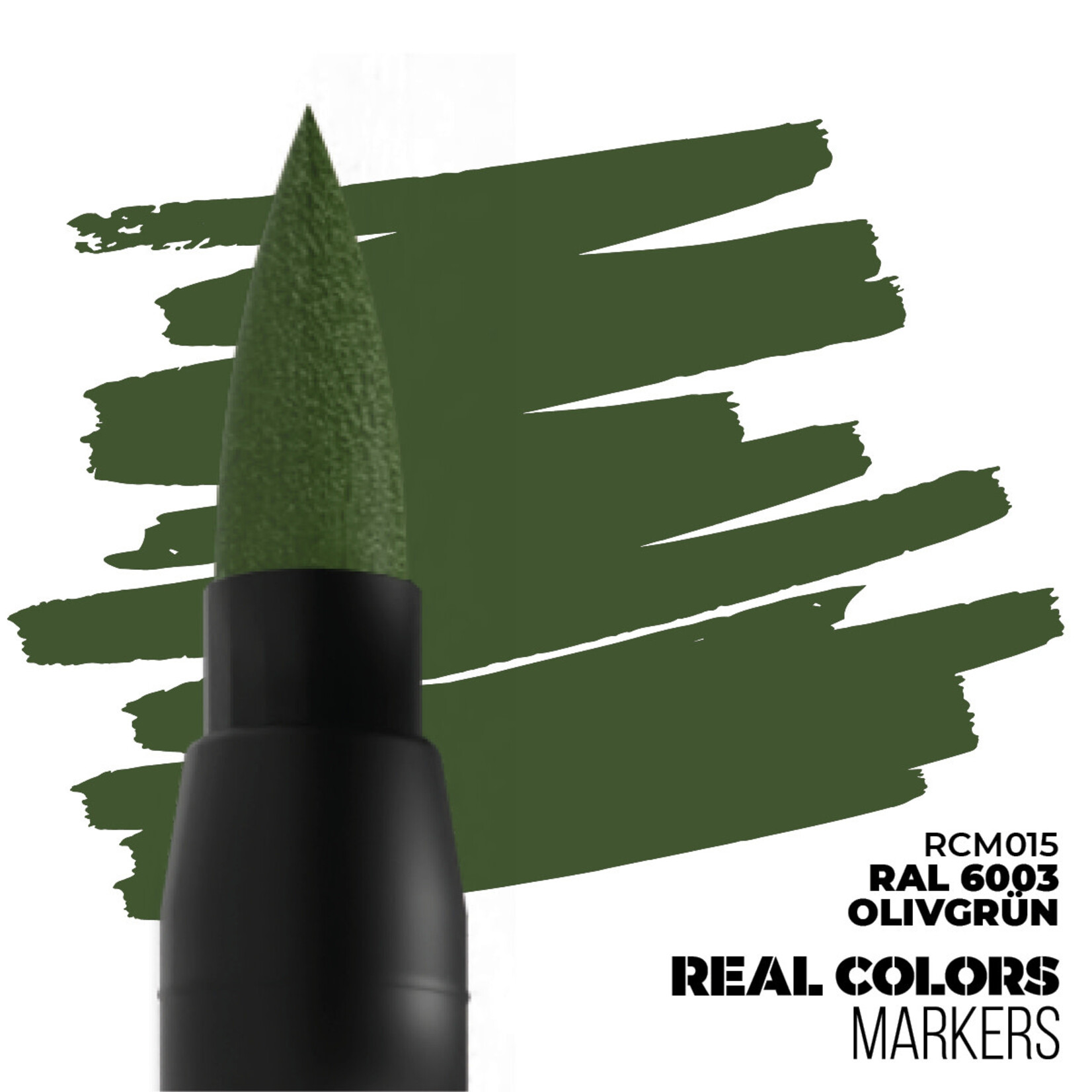 AK Interactive 15 Olive Green RAL6003 Real Colors Paint Marker