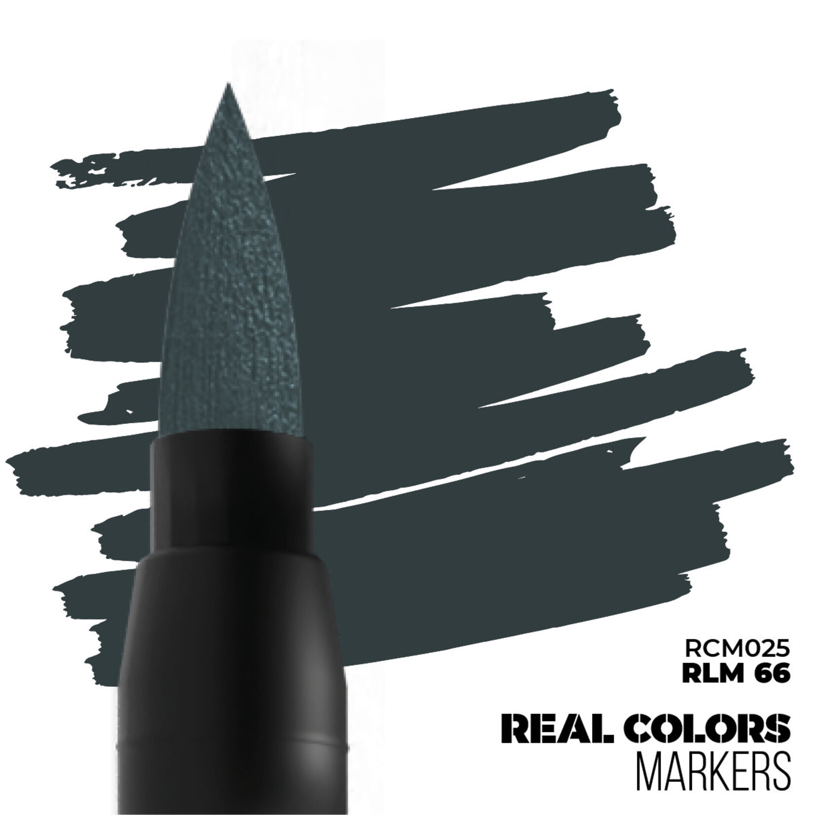 AK Interactive 25 Dark Grey RLM66 Real Colors Paint Marker