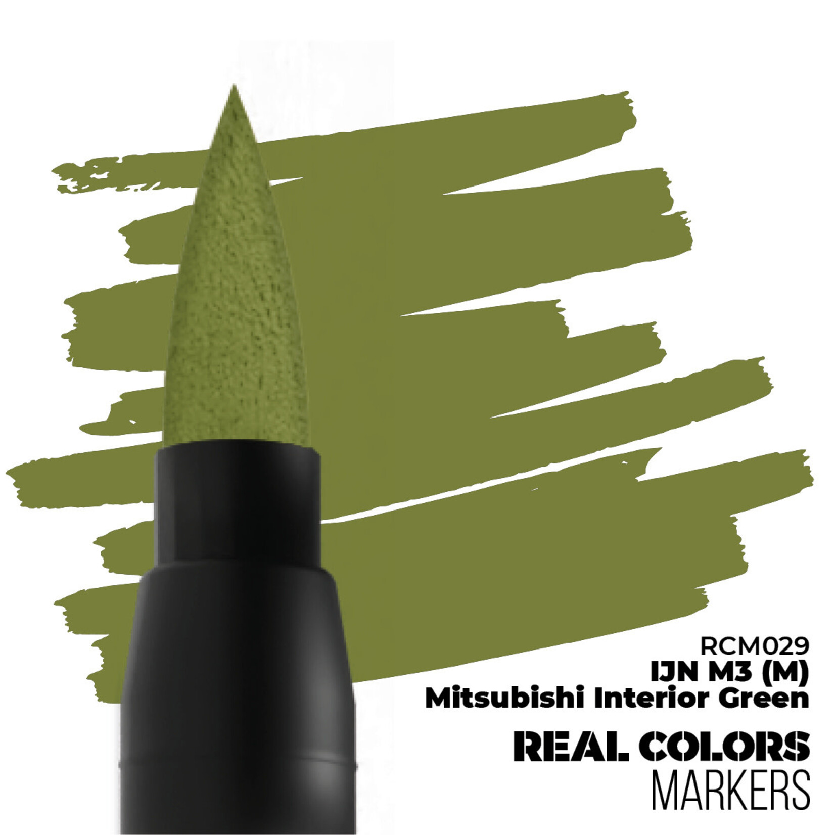 AK Interactive 29 IJN M3 Mitsubishi Interior Green Real Colors Paint Marker