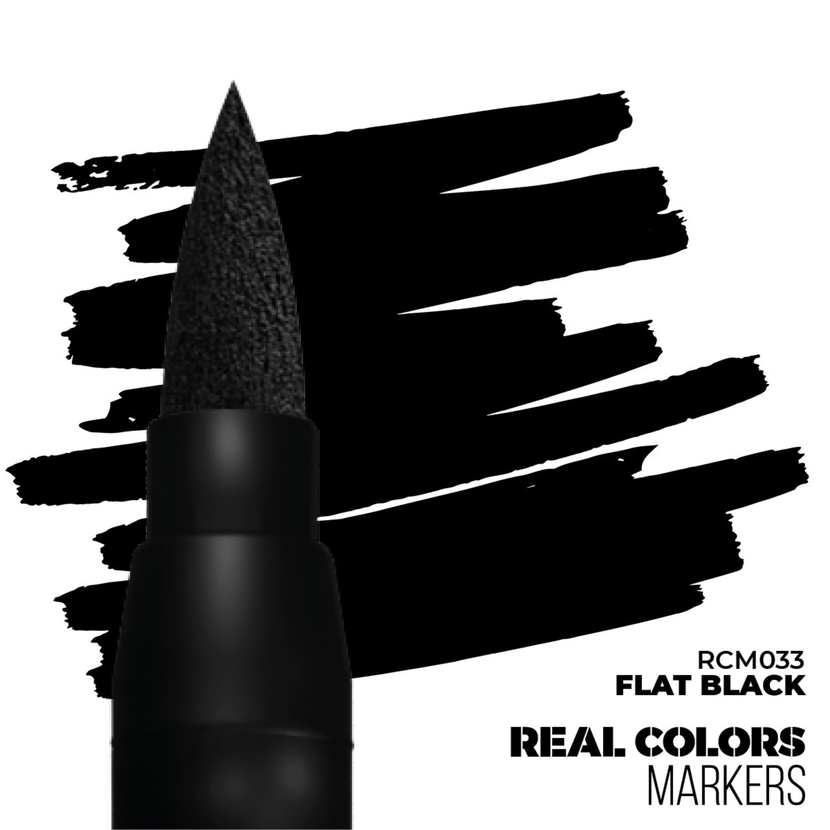 AK Interactive 33 Flat Black Real Colors Paint Marker