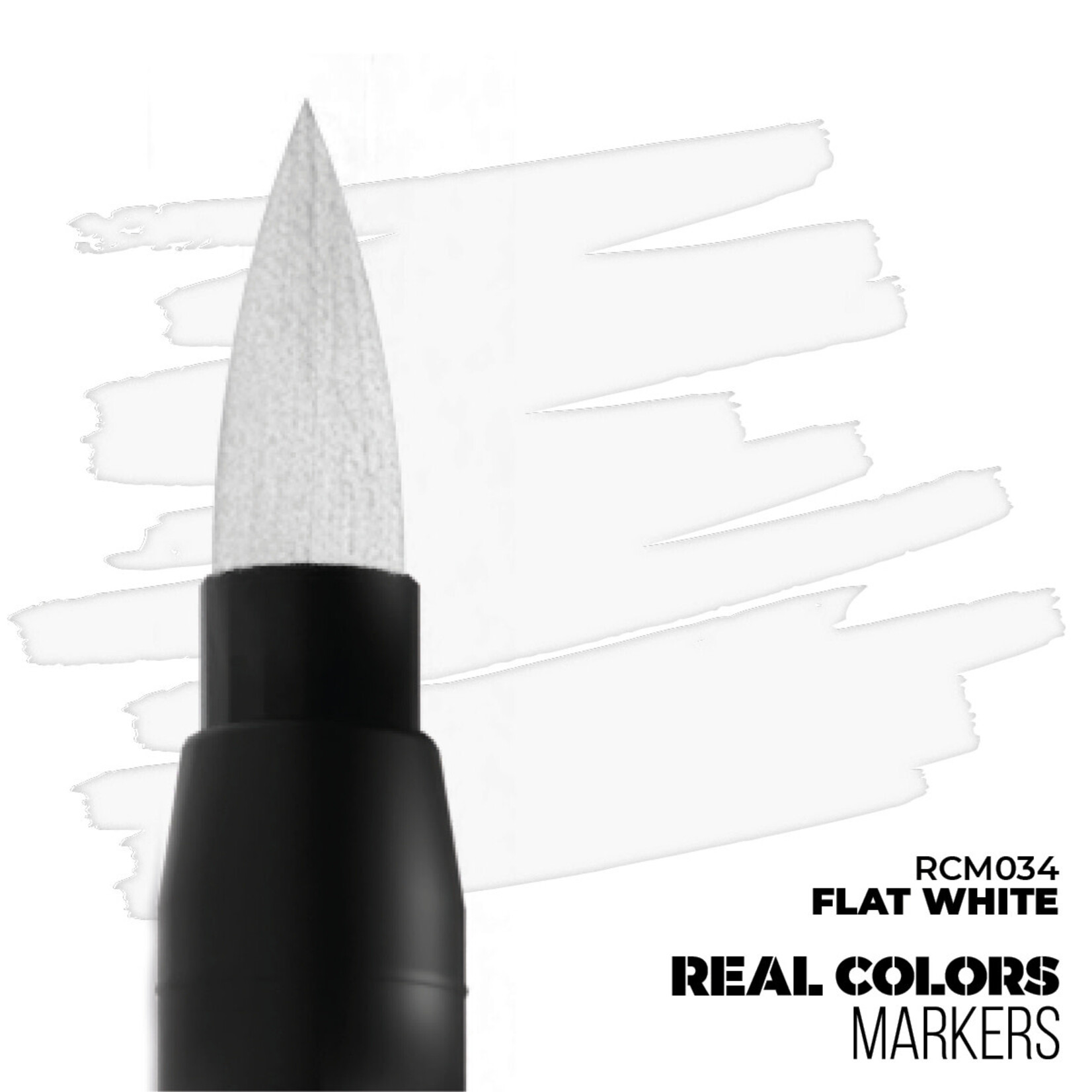 AK Interactive 34 Flat White Real Colors Paint Marker