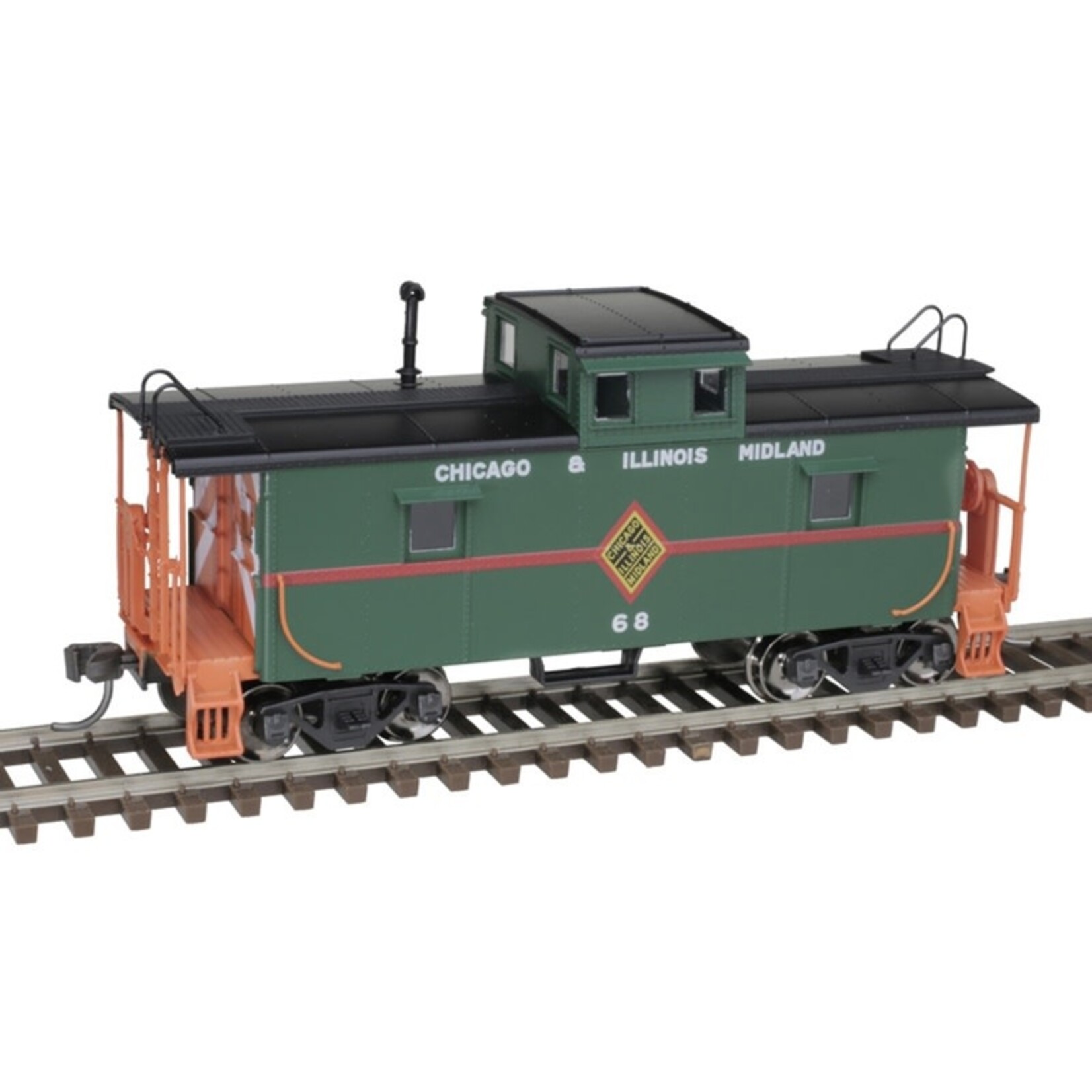 Atlas 20006757 HO C&O Cupola Caboose Chicago &Illinois Midland 70