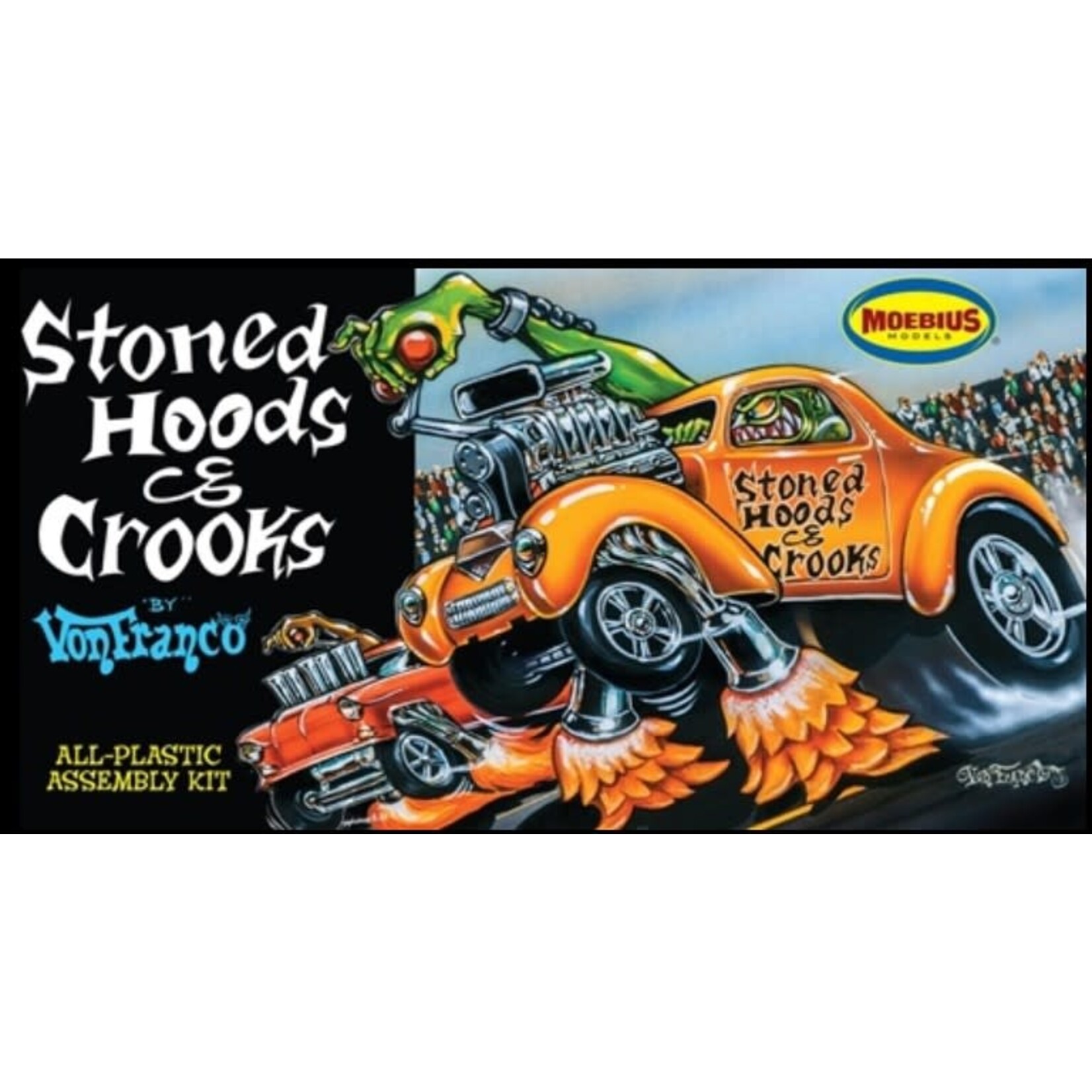 Moebius 1209 Von Franco Stoned Hoods & Crooks Custom Car 1/25