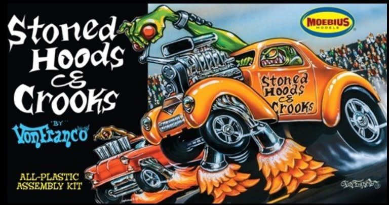 1209 Von Franco Stoned Hoods & Crooks Custom Car 1/25