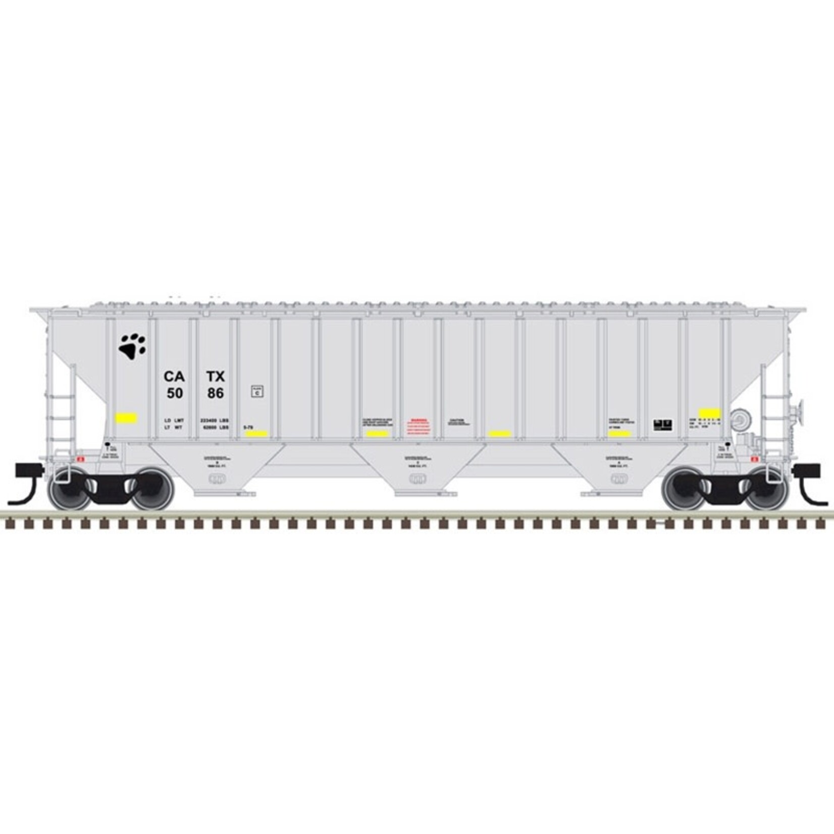 Atlas 50005920 N Thrall 4750 Covered Hopper, CATX #5107