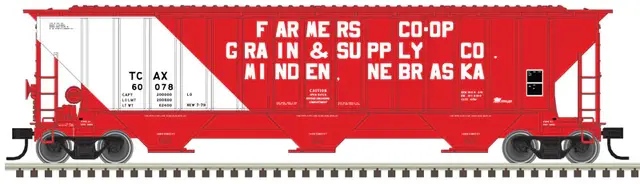 50005934 N Thrall 4750 Covered Hopper, #60075