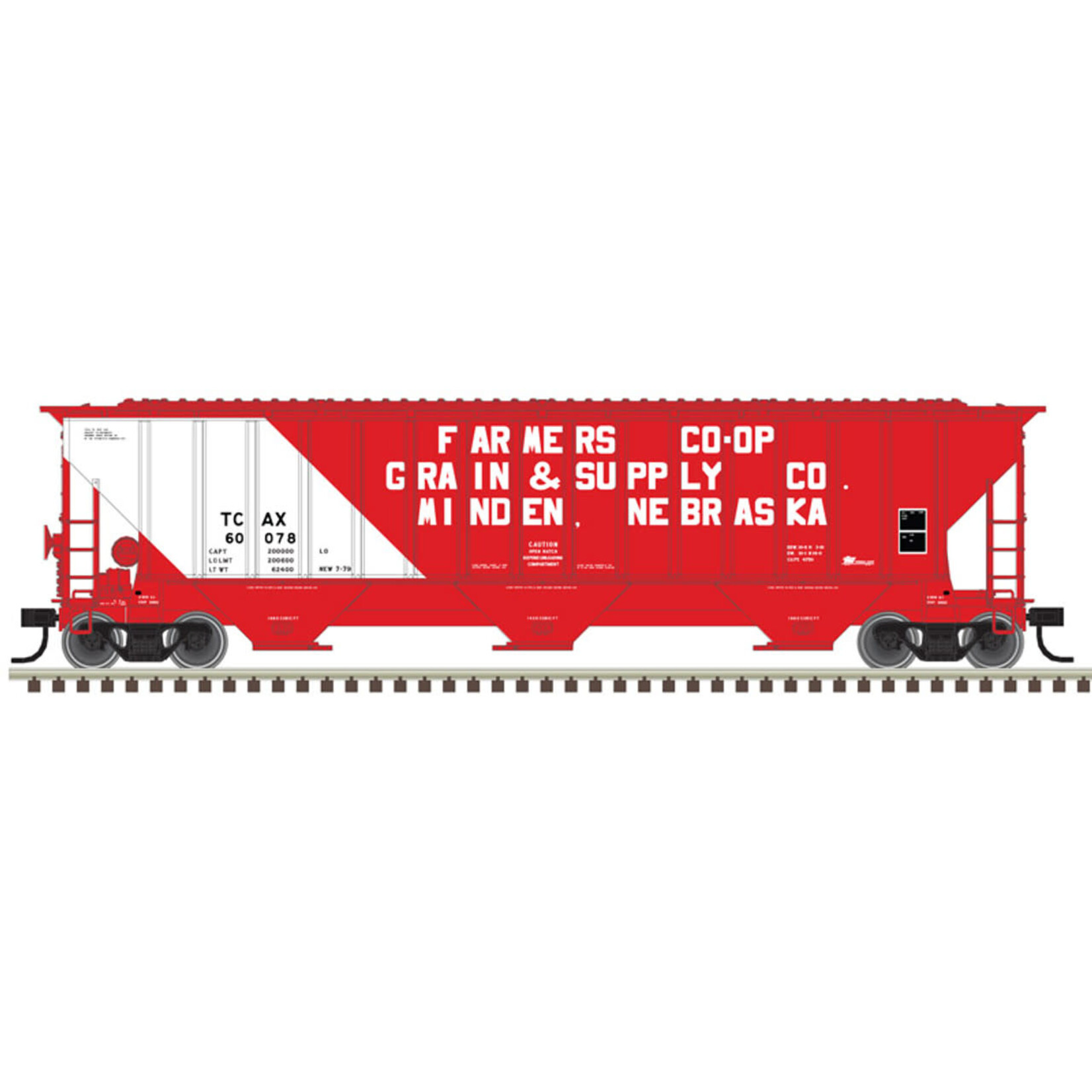 Atlas 50005935 N Thrall 4750 Covered Hopper, #60078