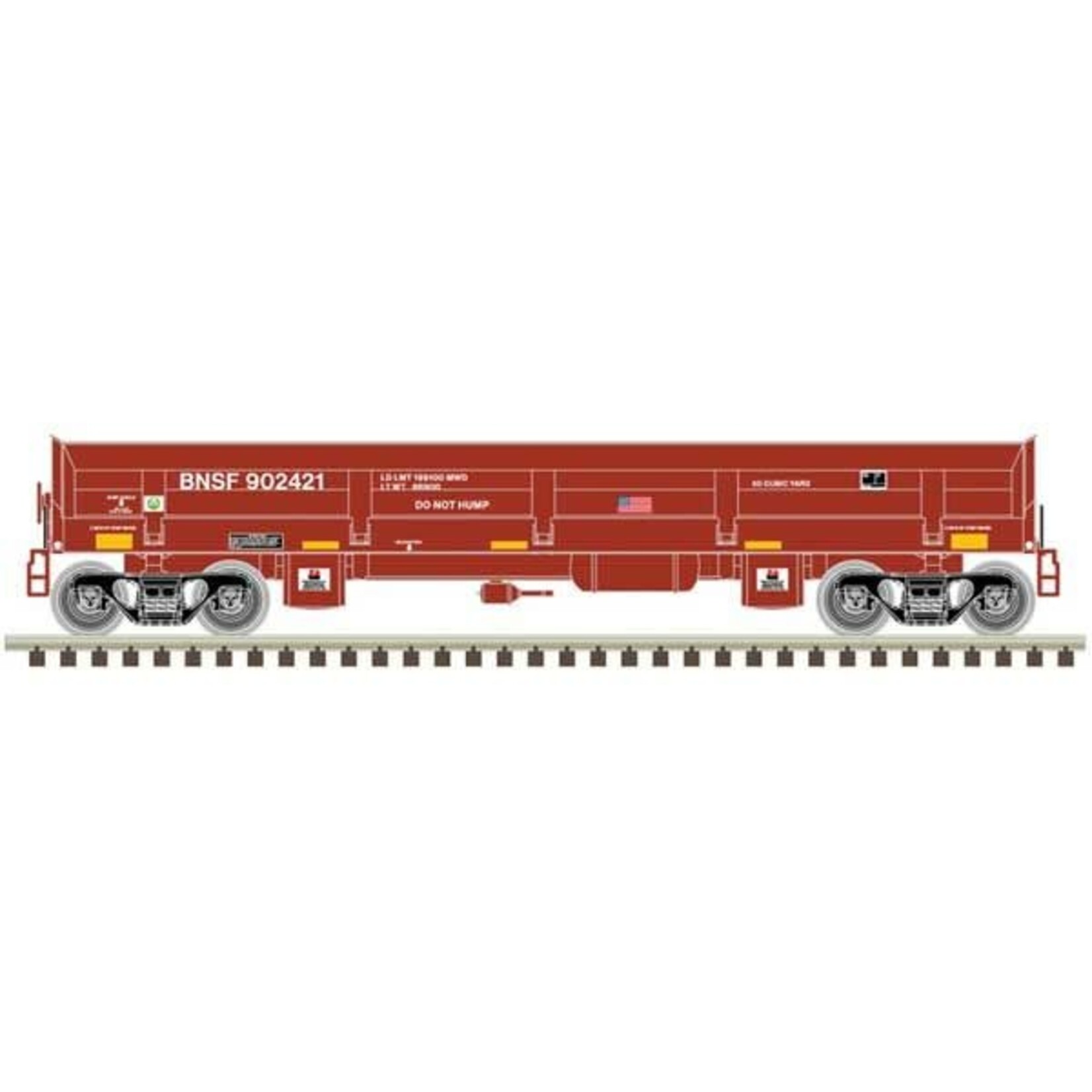 Atlas 50006047 N Difco SideDumpCar BNSF 902416