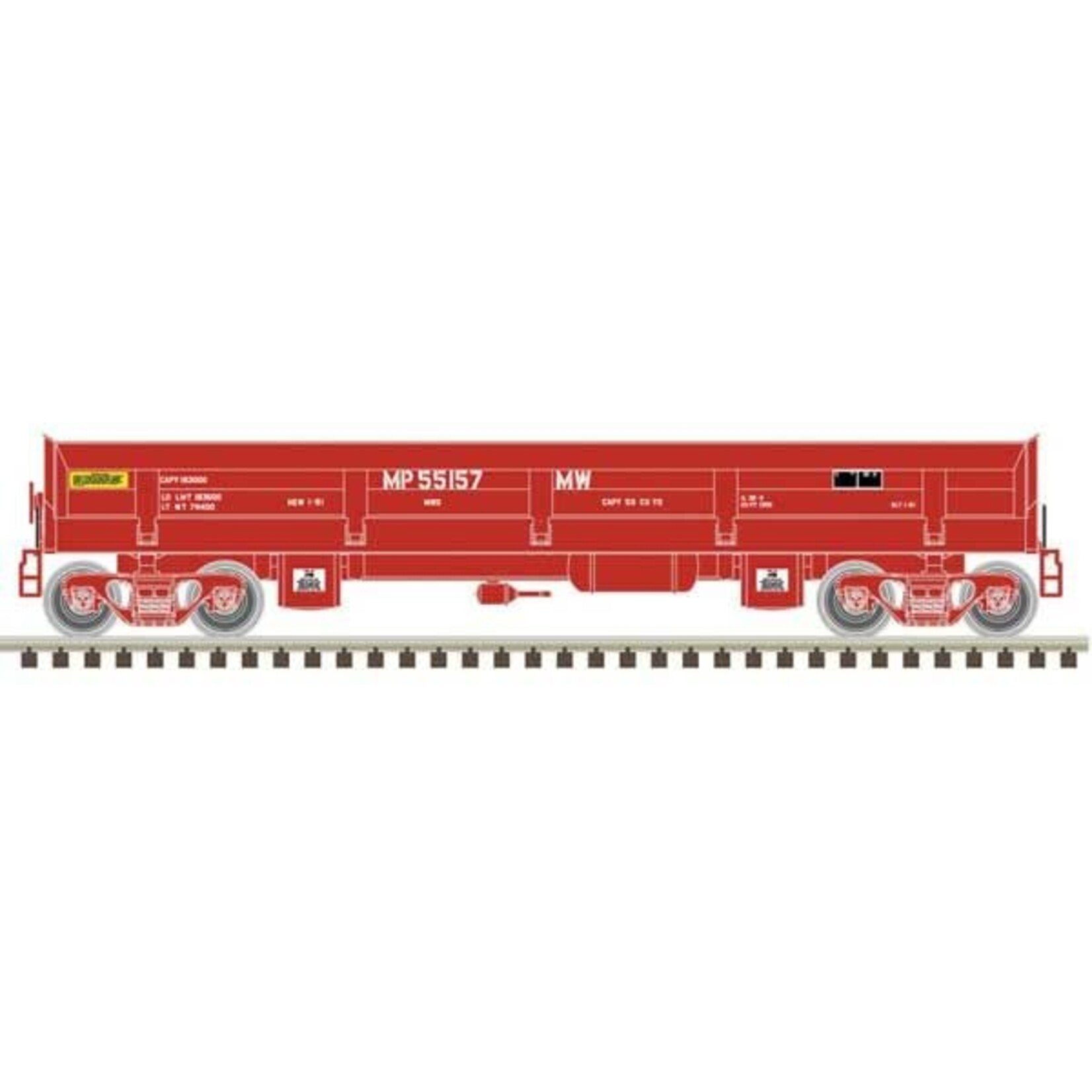 Atlas 50006055 N Difco SideDumpCar Missouri Pacific 55228