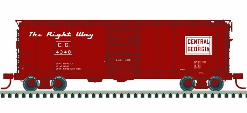 50006094 N 1932 ARA Box Car Central of Georgia 4053