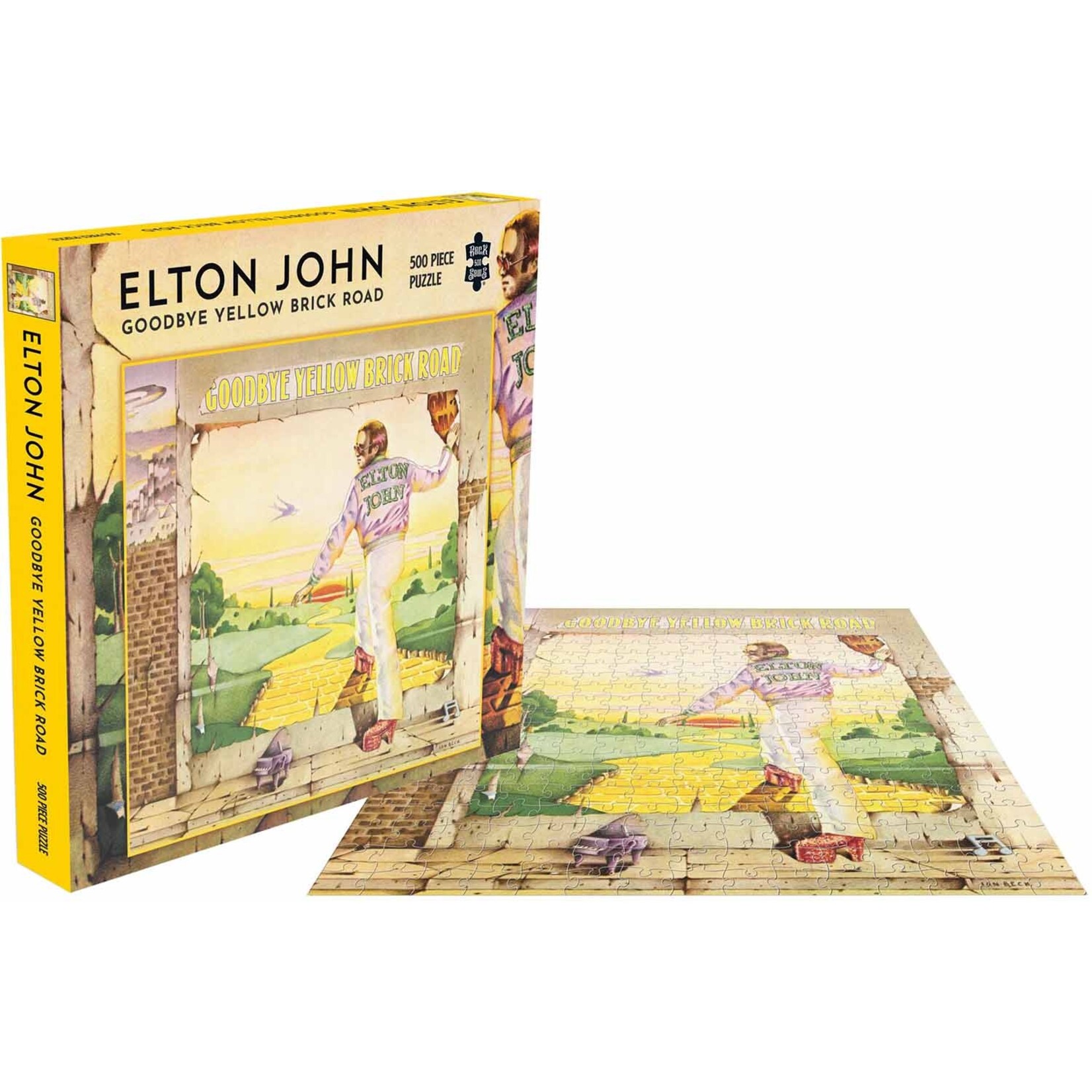 AQUARIUS Elton John Goodbye Yellow Brick Road Album 500 Piece Puzzle