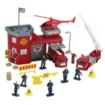 WOW Toyz Deluxe Fire Station Playset