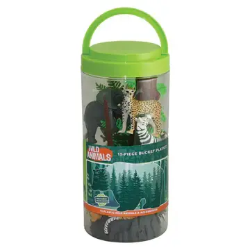 Wild Animals Bucket - Large Playset
