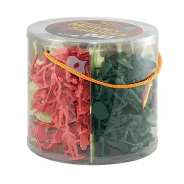 Classic Military Soldiers Bucket - 200 Piece