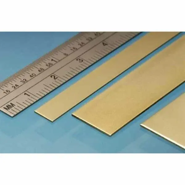 SM1M Brass Sheet 0.12 mm 100x250mm 2 piece
