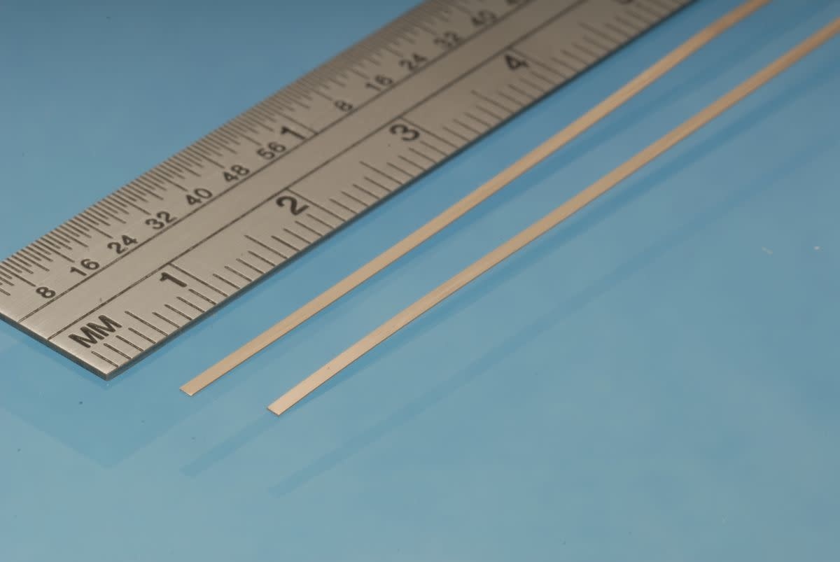 PB1M Phosphor Bronze Strip 1 mm x 0.135 mm x 305mm 2 piece