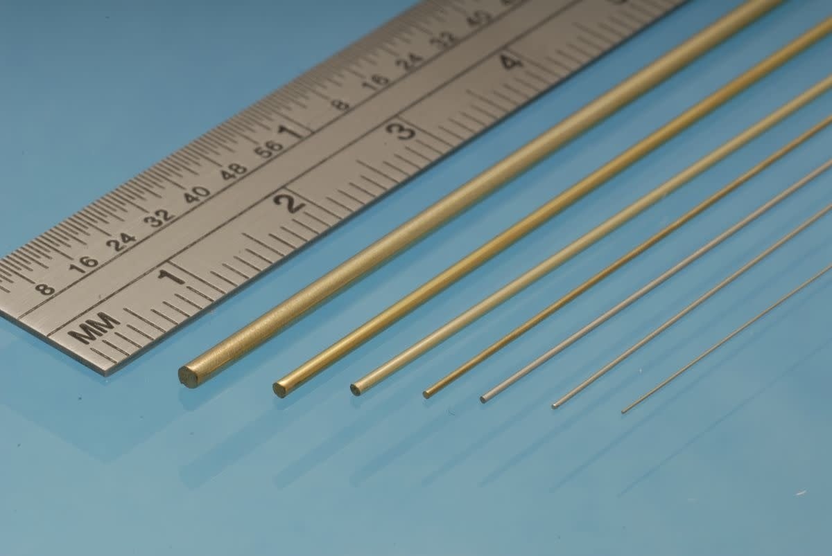 BW20 Brass Rod 2.0 mm x 305mm 5 piece