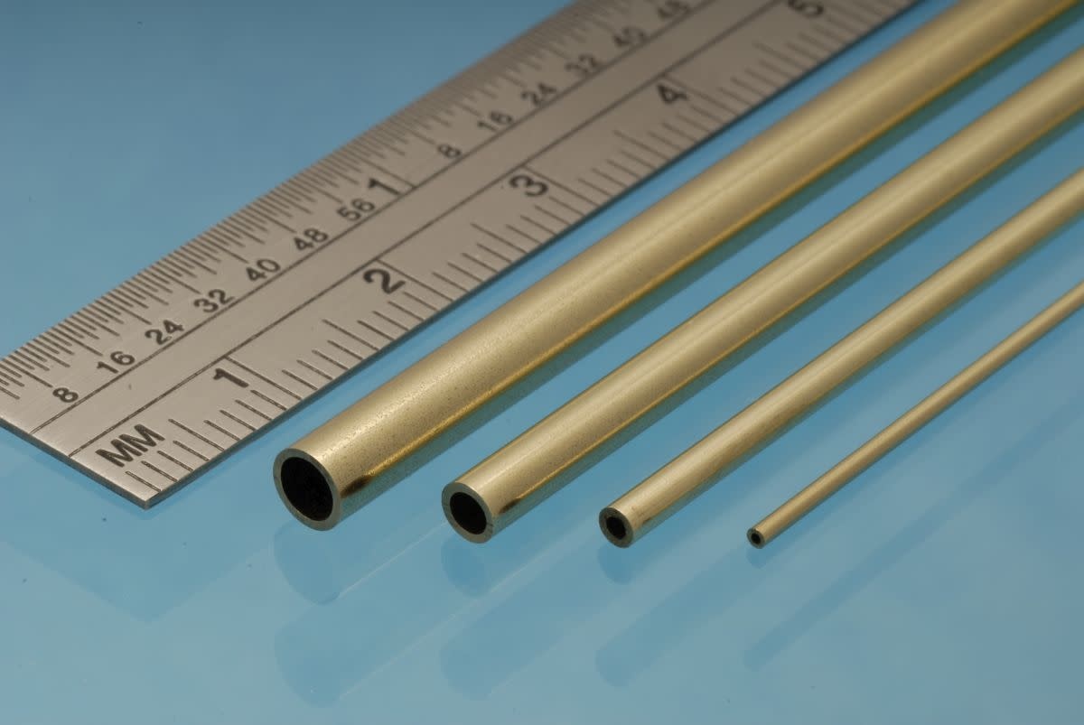 BT2M Brass Tube 2 x 0.45 mm x 305mm 4 piece