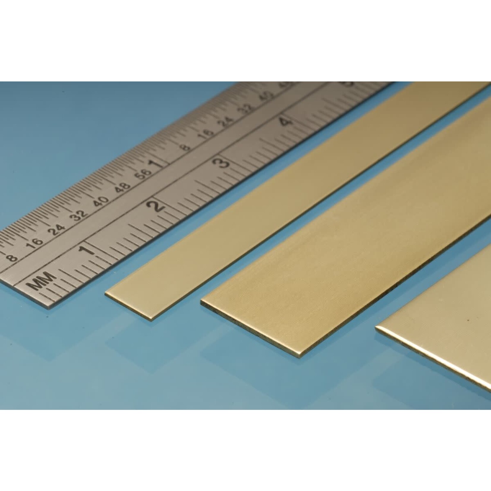 Albion BS8M Brass Strip 12 x 0.8 mm x 305mm 3 piece