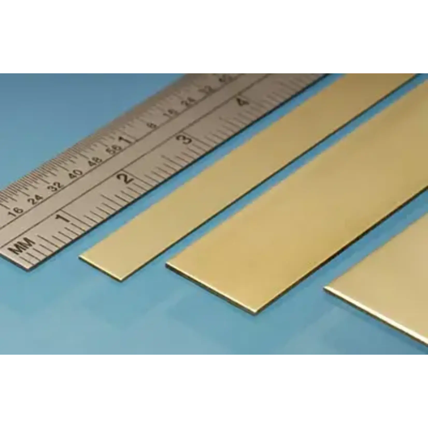 Albion BS6M Brass Strip 25 x 0.6 mm x 305mm 3 piece