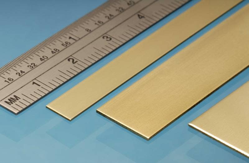 BS1M Brass Strip 6 x 0.4 mm x 305mm 5 piece