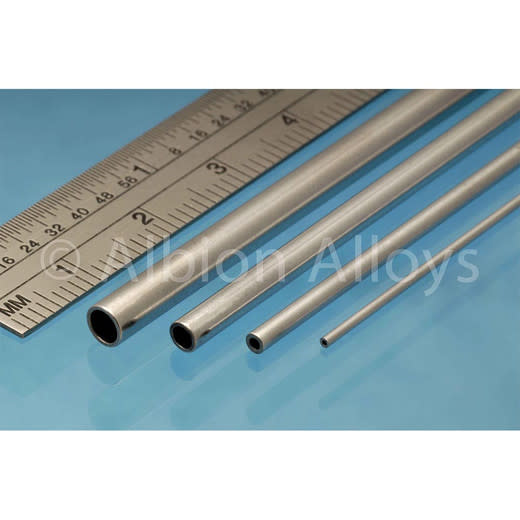 AT5M Aluminium Tube 5 x 0.45 mm x 305mm 2 piece