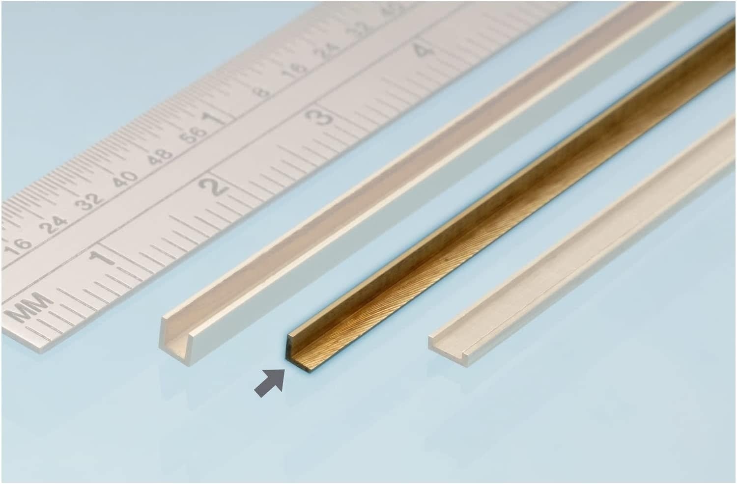 A3 Brass Angle 3 x 3 mm x 305mm 1 piece