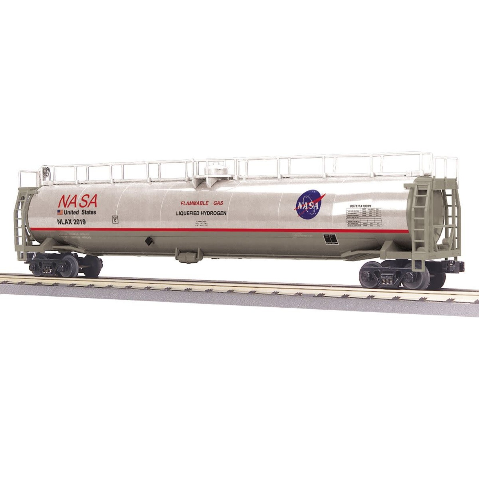 MTH 3073631 O NASA 33k Gallon Tank Car