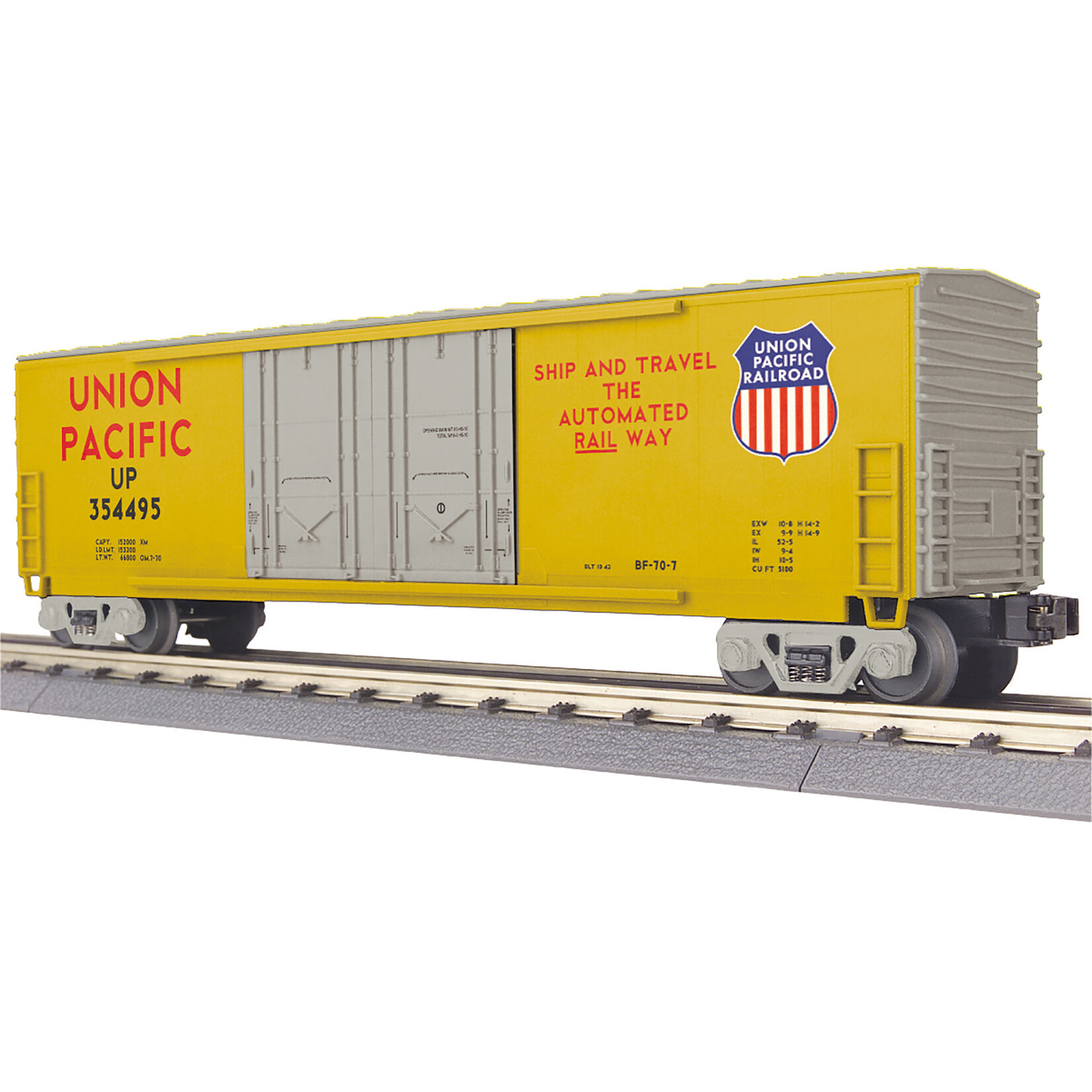 MTH 3071176 O UP Double Plug Door Boxcar