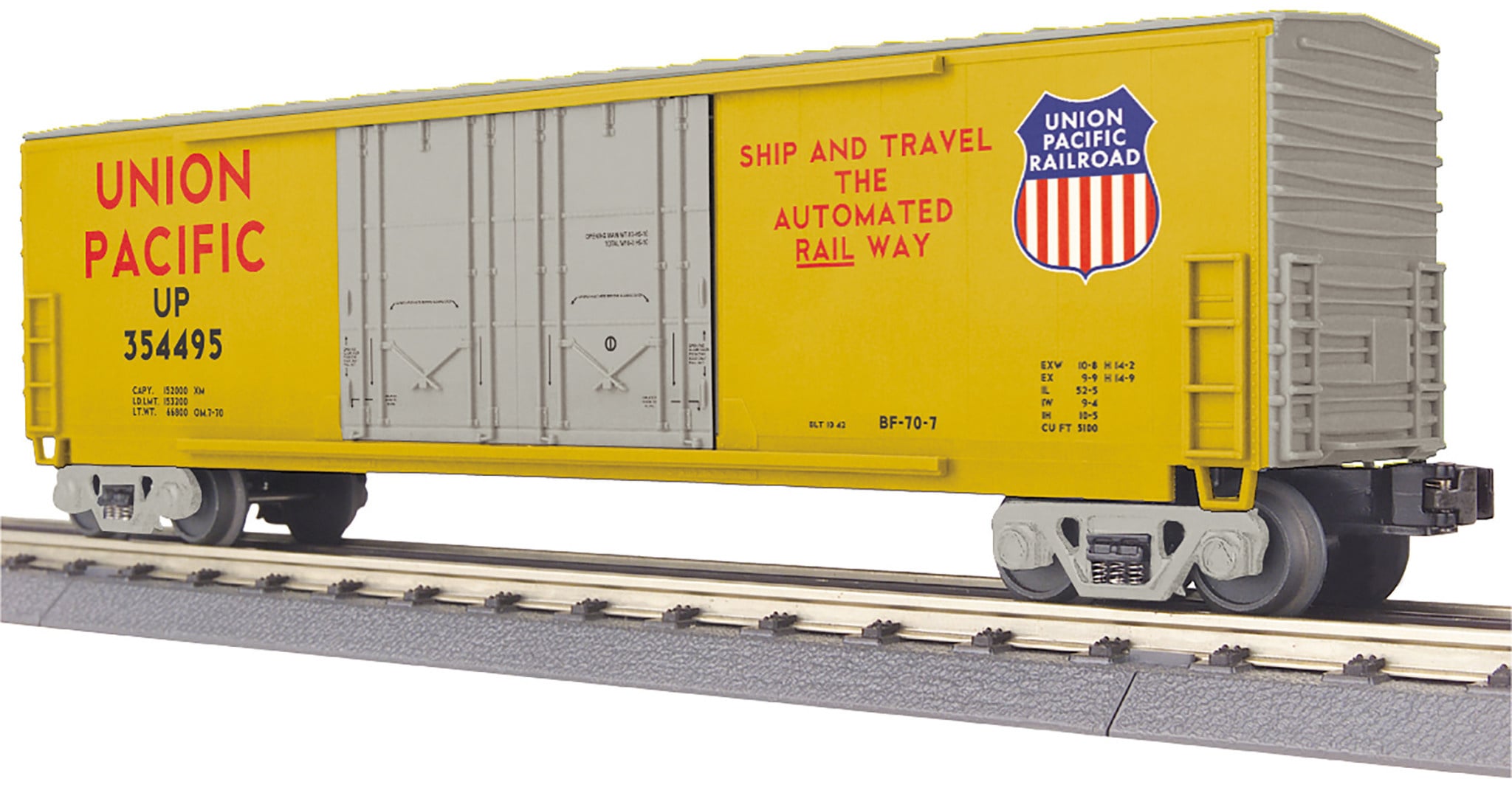 3071176 O UP Double Plug Door Boxcar
